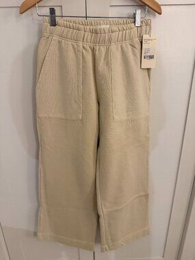 NWT MATE the Label organic fleece wide leg sweatpants